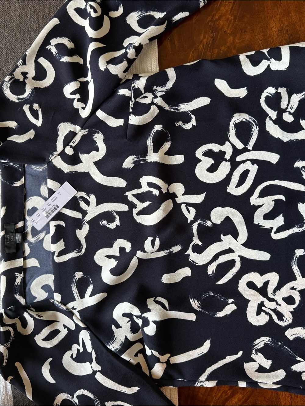 Women Black & White Abstract Print Shirt